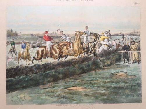 AFTER GEORGE FINCH MASON A SET OF FOUR AQUATINTS HORSE RACING 'BILLIARDS STAKES' - ADDITIONAL PHOTO 8
