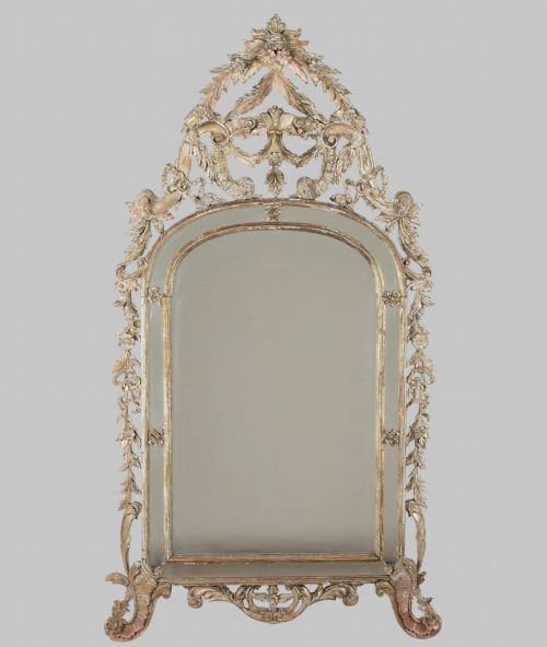 A Lovely Sized and Highly Decorative French Carved and Gilt Mirror C1840