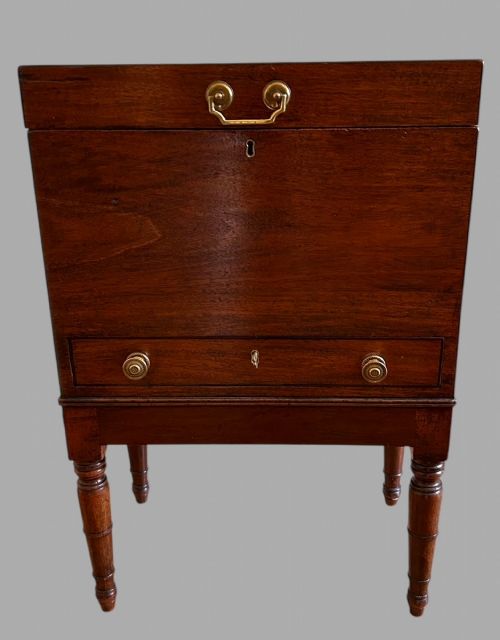 Georgian Mahogany Wine Cellerette, C.1820