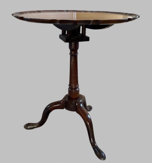 A Mahogany Pie-Crust Tripod Table