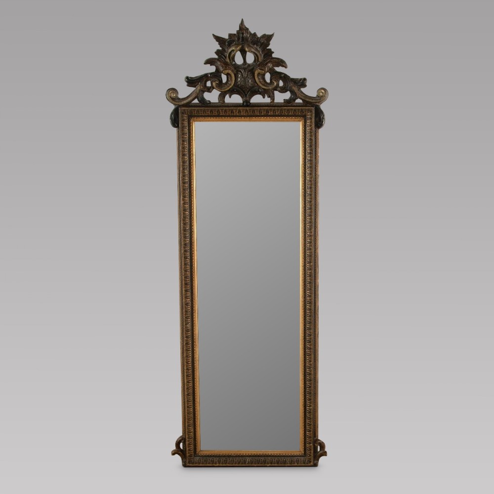Late 19thc Swedish Baroque Mirror