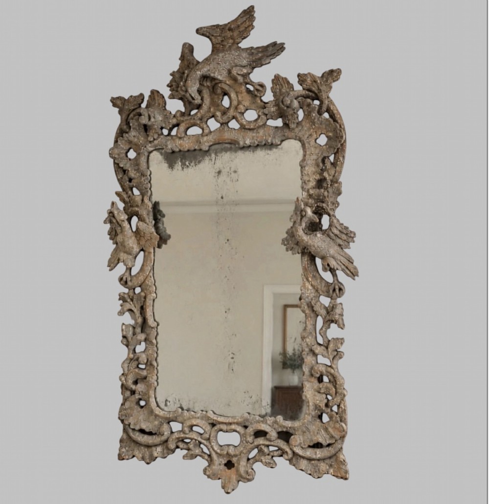 A Fine George III Chinese Chippendale Carved Mirror, Circa 1770