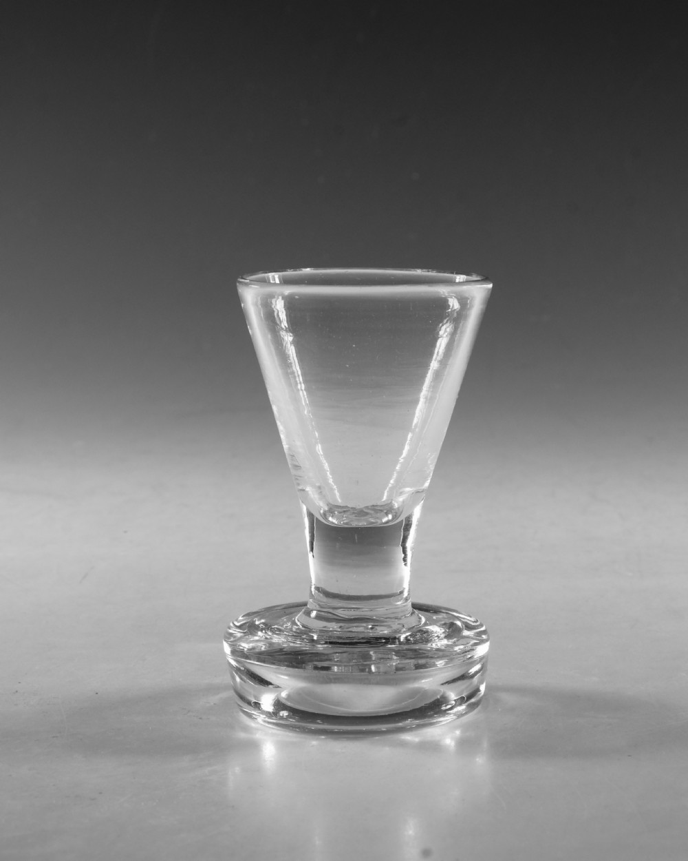 Antique glass - firing glass English late 18th century View II