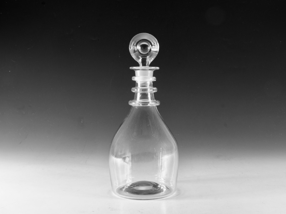 Antique glass - decanter English c1820