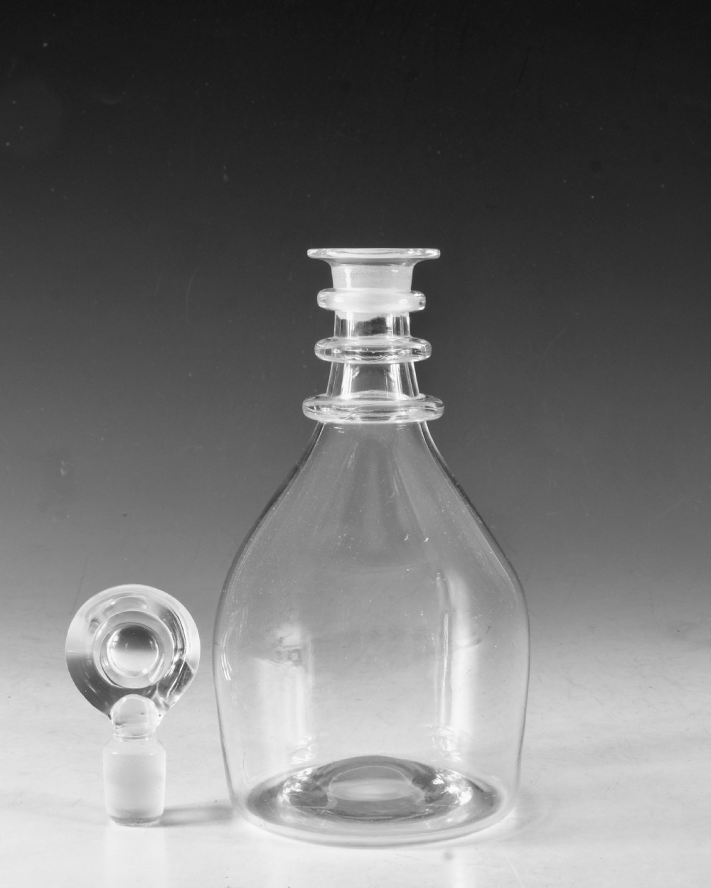 Antique glass - decanter English c1820 View III