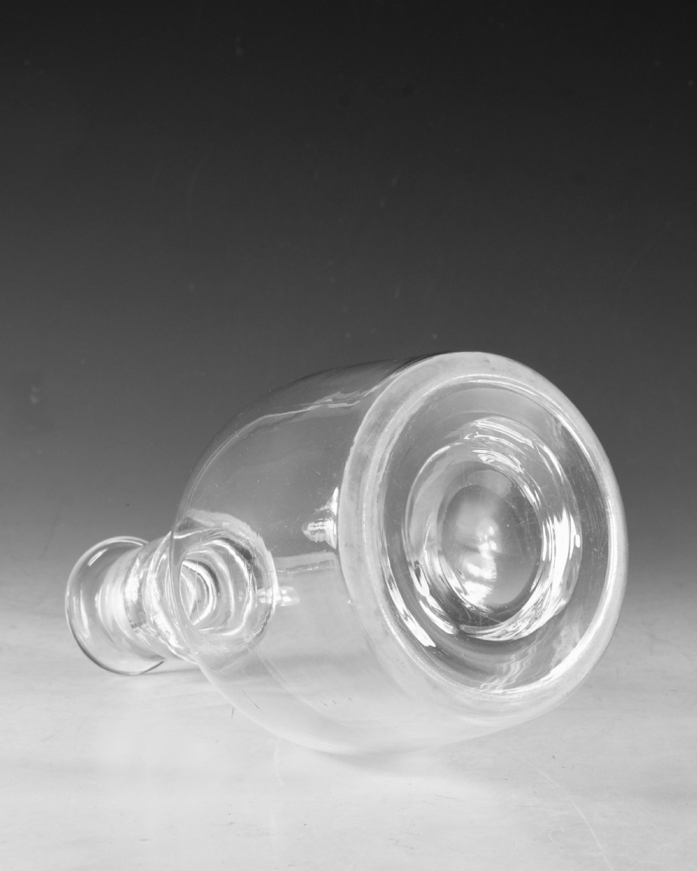 Antique glass - decanter English c1820 View IV