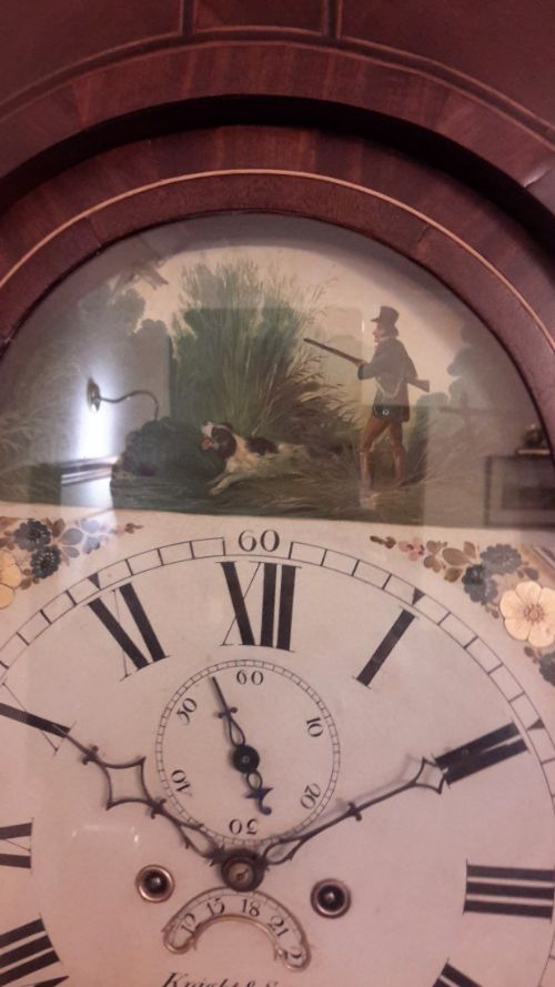 fig 1. Longcase clock. Knight of Stafford