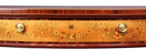AN EXHIBITION QUALITY VICTORIAN SATINWOOD CONSOLE TABLE - ADDITIONAL PHOTO 1