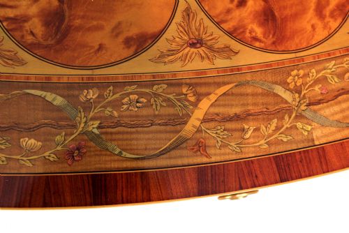 AN EXHIBITION QUALITY VICTORIAN SATINWOOD CONSOLE TABLE - ADDITIONAL PHOTO 8