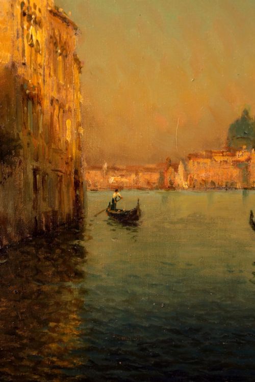 MARC ALDINE 18701955 OIL ON CANVAS - ADDITIONAL PHOTO 5