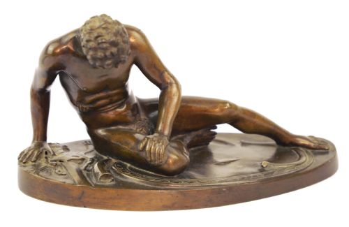 a 19th century italian bronze sculpture of the dying gaul - CATEGORY: ANTIQUE SCULPTURES - DATED 19TH CENTURY