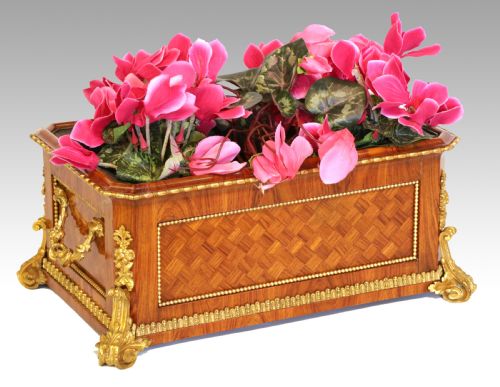 a fine victorian kingwood and ormolu mounted table top jardiniere - CATEGORY: ANTIQUE MISCELLANEOUS - DATED VICTORIAN