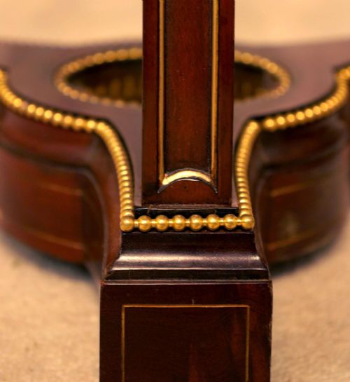 AN EXHIBITION QUALITY PAIR OF MAHOGANY AND ORMOLU PALATIAL TORCHERES - ADDITIONAL PHOTO 3