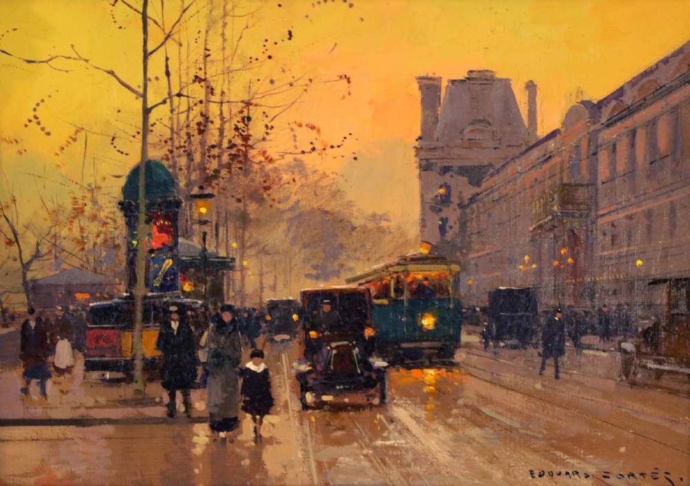 Edouard Léon Cortès (1882–1969) French Oil on Canvas View II