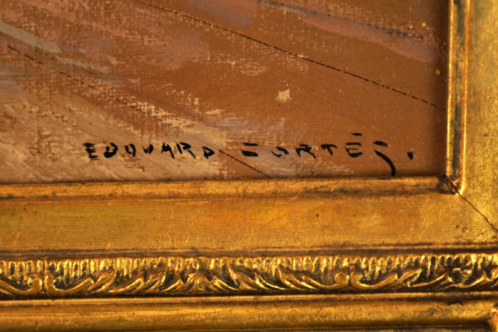 Edouard Léon Cortès (1882–1969) French Oil on Canvas View III