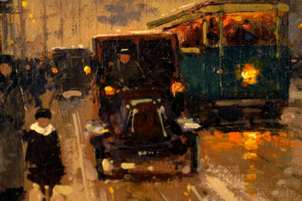 Edouard Léon Cortès (1882–1969) French Oil on Canvas View IV