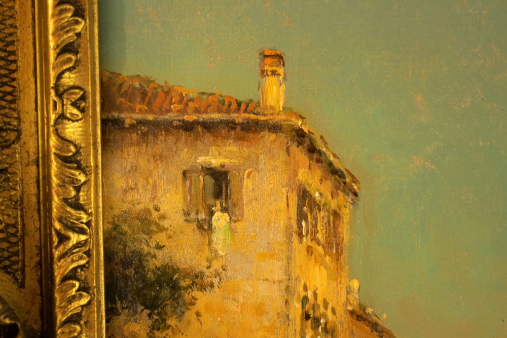 Marc Aldine (1870-1955) Oil on Canvas View IV