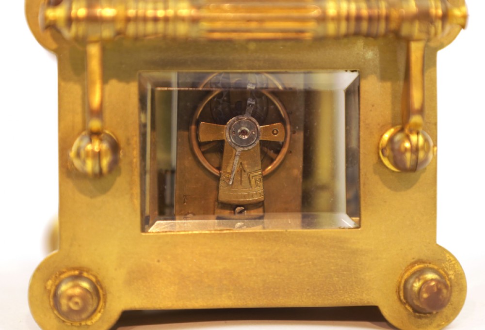 A 19th Century French Champleve enamel Carriage Clock View III