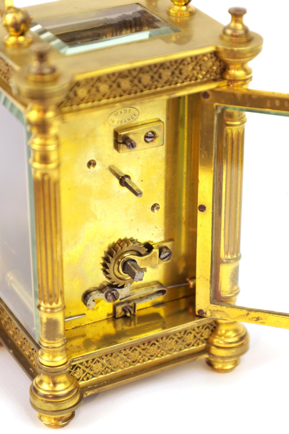 A 19th Century French Champleve enamel Carriage Clock View IV