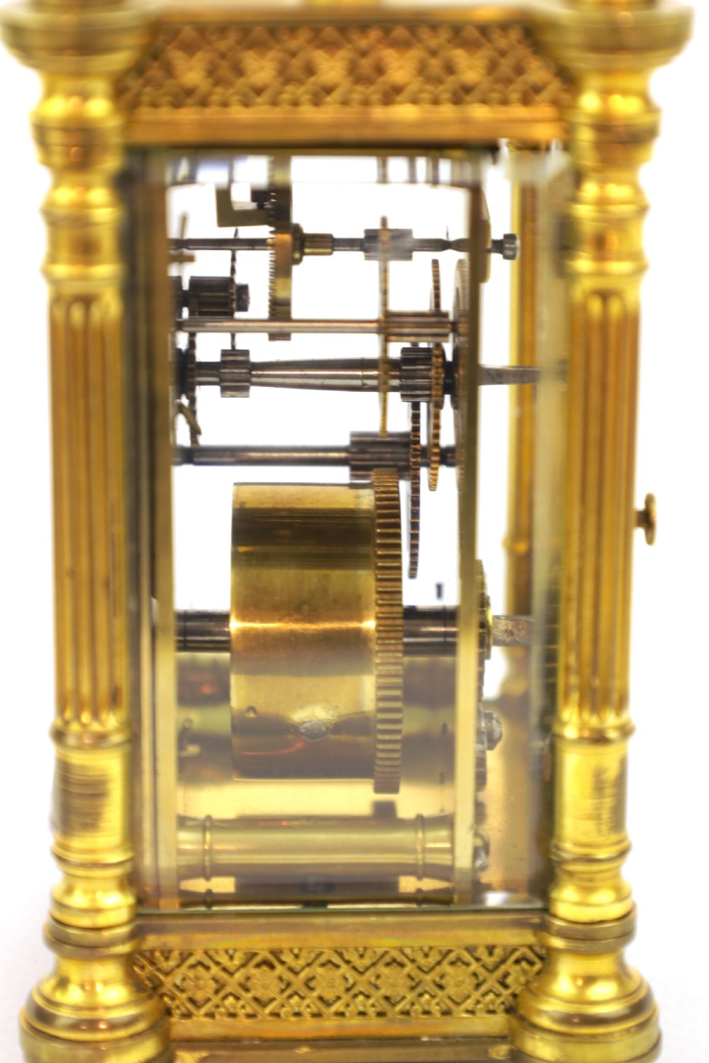 A 19th Century French Champleve enamel Carriage Clock View V