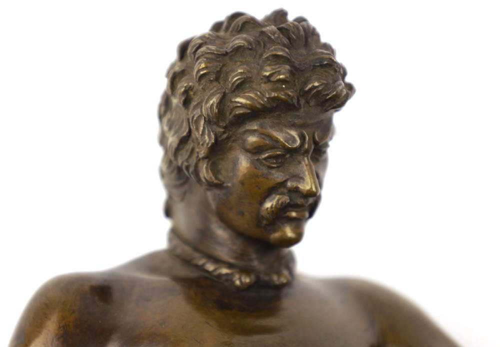 A 19th Century Italian Bronze Sculpture of The Dying Gaul View II