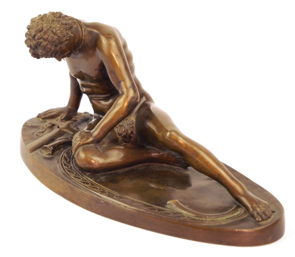 A 19th Century Italian Bronze Sculpture of The Dying Gaul View III