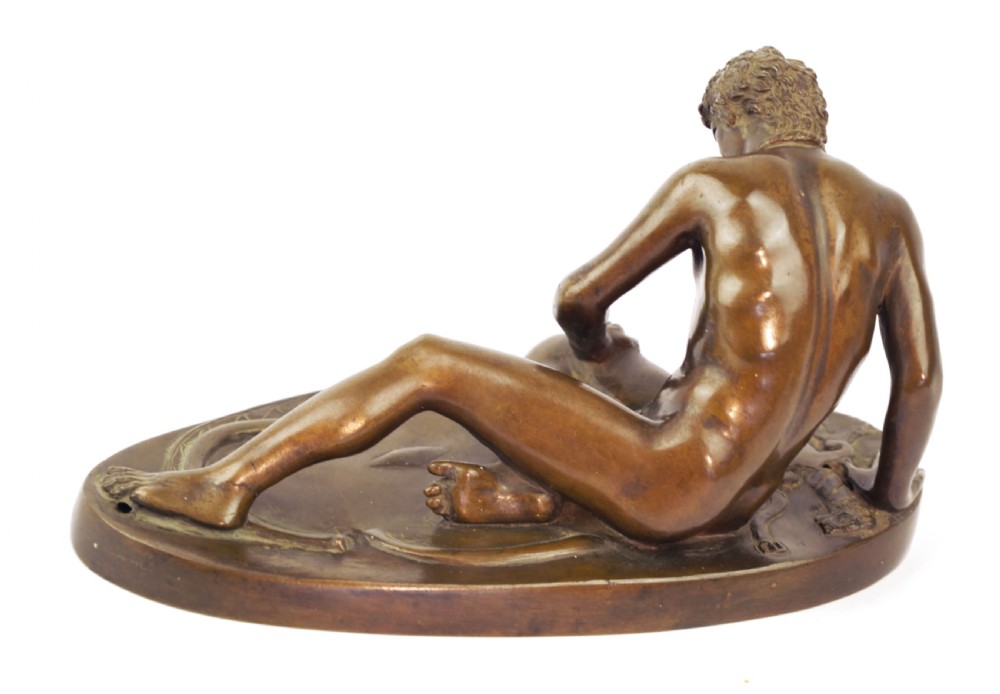 A 19th Century Italian Bronze Sculpture of The Dying Gaul View IV