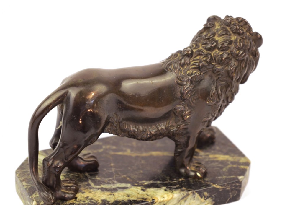 A 19th Century Bronze Sculpture of a Lion View II