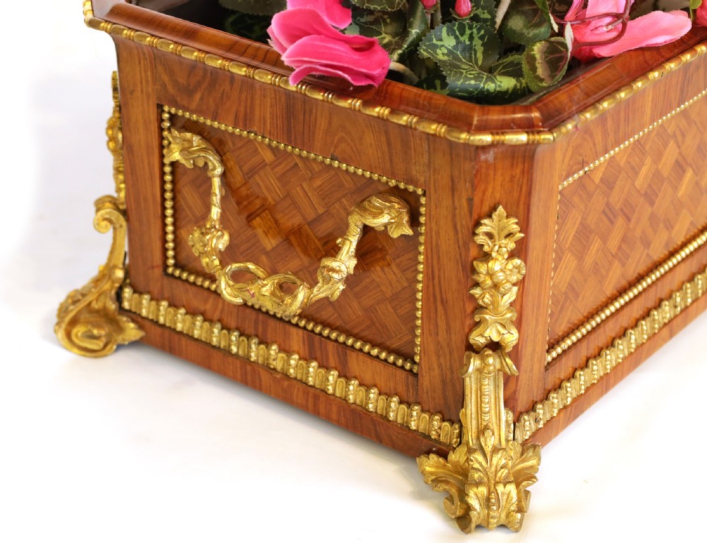 A Fine Victorian Kingwood and Ormolu mounted Table Top Jardiniere View V