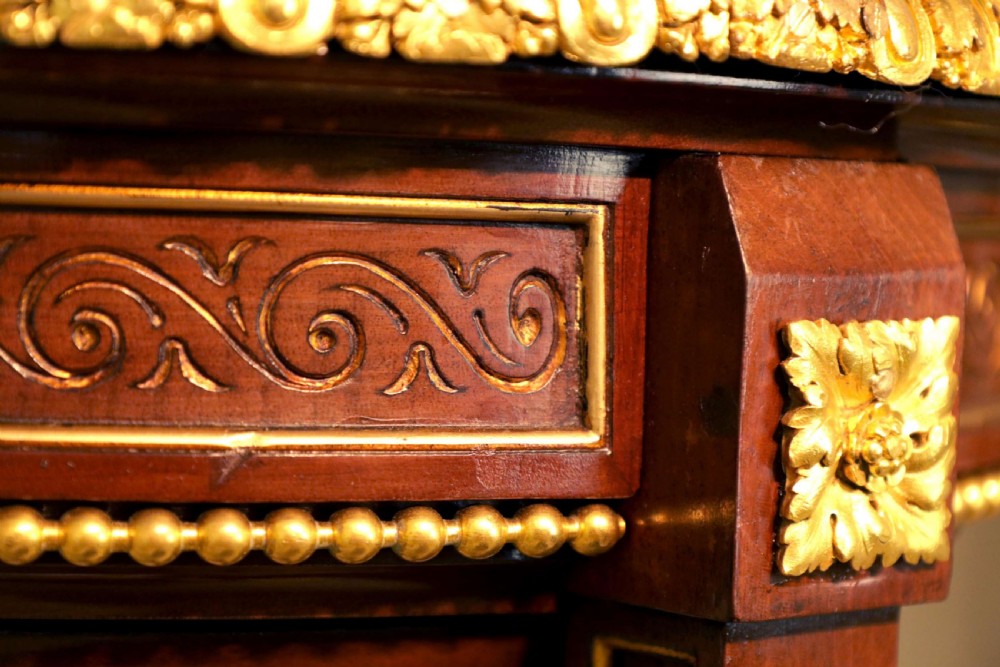 An Exhibition Quality Pair Of Mahogany and Ormolu Palatial Torcheres View V