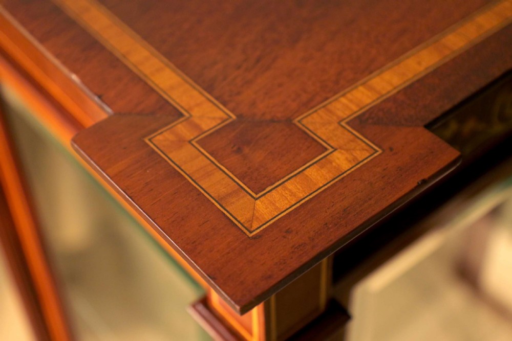 Maple & Co A Fine Late Victorian Mahogany Inlaid Display Cabinet View II