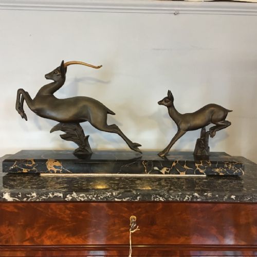 Art Deco Spelter Group by Rochard