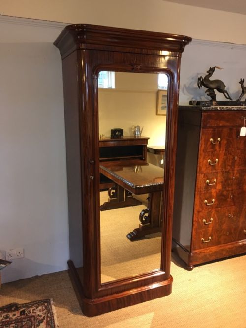 Victorian Mahogany Single Door Wardrobe