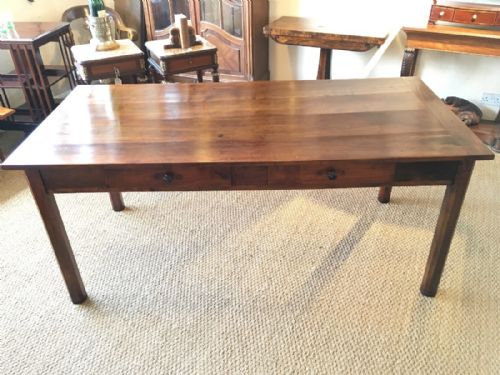 Cherrywood Farmhouse Table / Dining Table / Kitchen Table