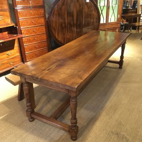 Walnut Refectory Table / Kitchen Table / Farmhouse Table