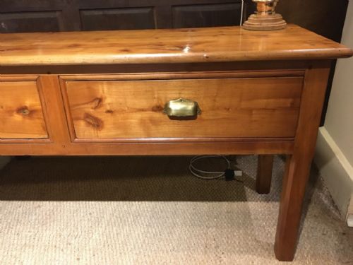 fig 1. Cherrywood dresser base /server