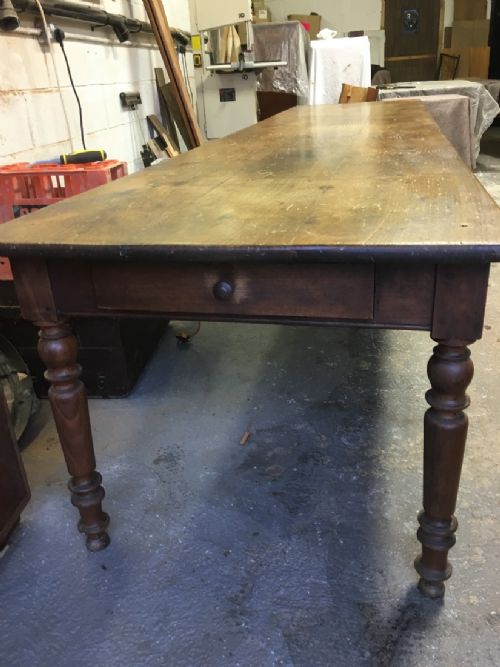 fig 1. 12ft farmhouse table