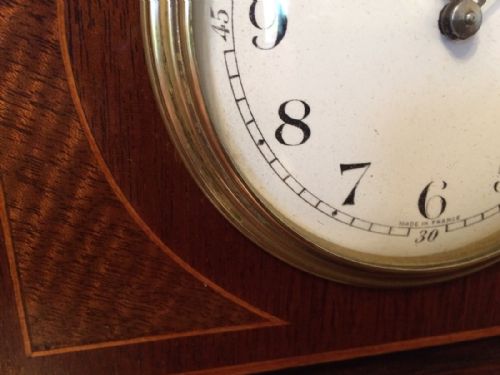 fig 1. MAHOGANY MANTEL CLOCK