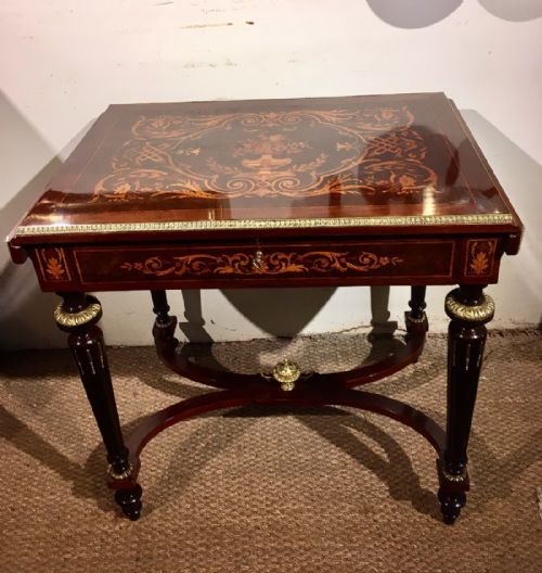 Napoleon III Inlaid Sofa Table