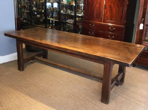Oak Refectory Table / Farmhouse Table