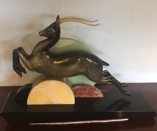 Art Deco Spelter Figure of an Antelope
