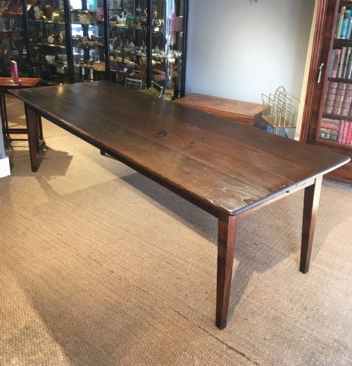fig 1. Long and wide farmhouse table