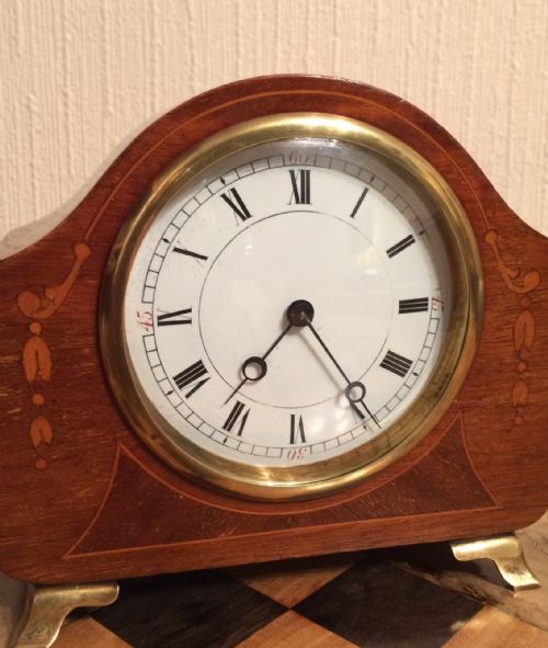Mahogany Mantel Clock