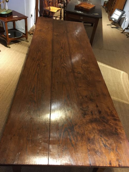 fig 1. Oak farmhouse table / kitchen table / dining table 