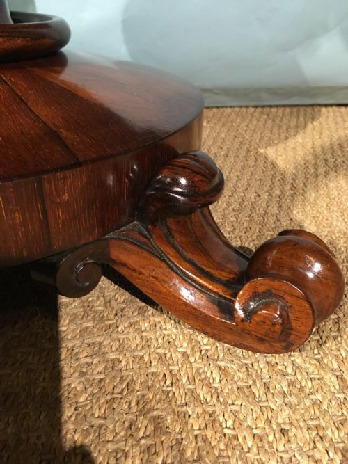 fig 1. 19th century rosewood card table