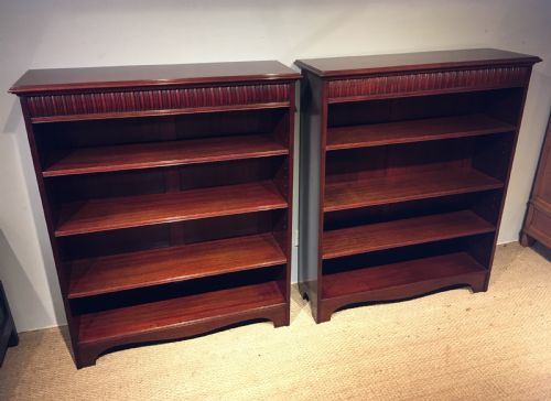 Pair of Mahogany Bookcases
