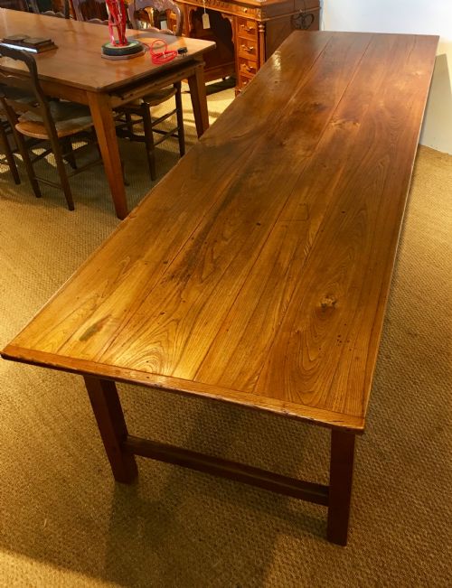Elm Farmhouse Table