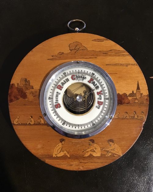Barometer Depicting Rowers