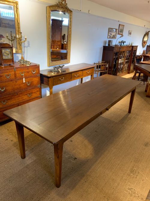 Elm Farmhouse Table 2.7 Meters