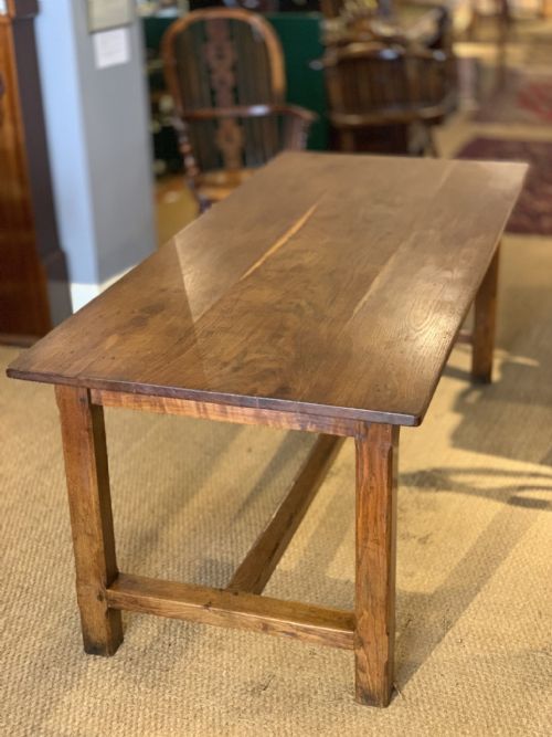 Oak Farmhouse Table 73 Inches